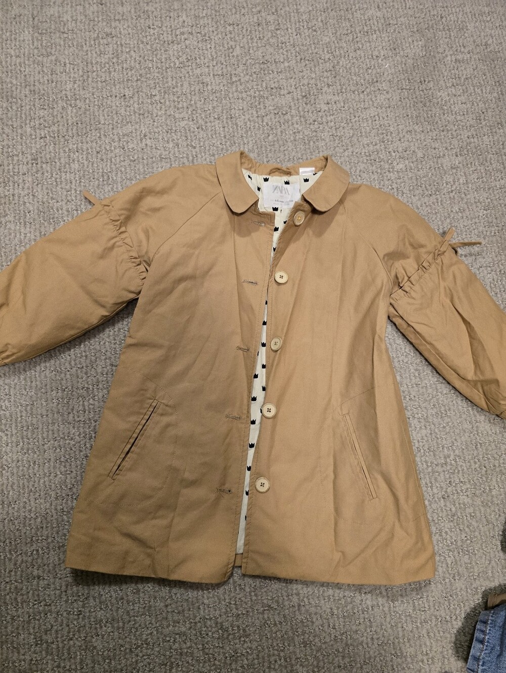 Zara girls trench coat
